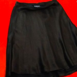 💯Authentic Gucci Mid-Length Layered Rayon Skirt